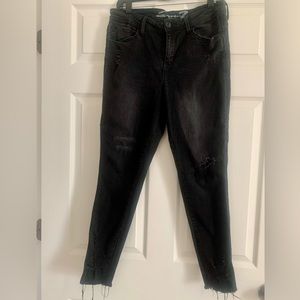 Seven Black Leggings/Jeans Size 12
